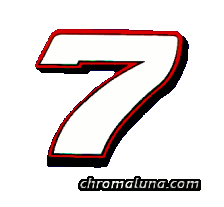 Another NASCAR_Numbers image: (NASCAR_7_Large) for MySpace from ChromaLuna