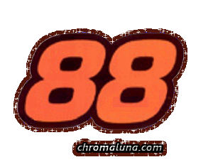 Another NASCAR_Numbers image: (NASCAR_88-2_Glitter) for MySpace from ChromaLuna