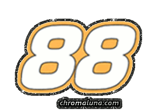 Another NASCAR_Numbers image: (NASCAR_88-3_Glitter) for MySpace from ChromaLuna