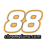 Another NASCAR_Numbers image: (NASCAR_88-3_Small) for MySpace from ChromaLuna