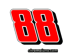 Another NASCAR_Numbers image: (NASCAR_88-4_Large) for MySpace from ChromaLuna