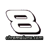 Another NASCAR_Numbers image: (NASCAR_8_Small) for MySpace from ChromaLuna