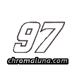 Another NASCAR_Numbers image: (NASCAR_97_Small) for MySpace from ChromaLuna