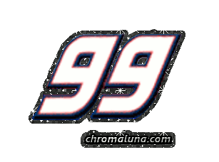 Another NASCAR_Numbers image: (NASCAR_99_Glitter) for MySpace from ChromaLuna