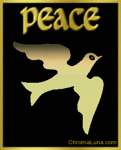 Another symbols image: (3d_peace_dove) for MySpace from ChromaLuna