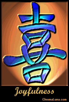 Another symbols image: (Joyfullness) for MySpace from ChromaLuna